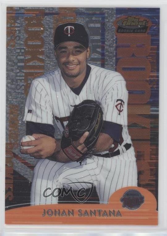 2000 Topps Finest Rookies 1835/3000 Johan Santana #262 0xz8
