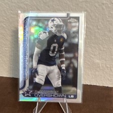 2025 Topps Chrome Refractor DeMarvion Overshown #78 Dallas Cowboys Football Card