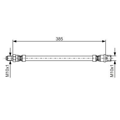 Bremsschlauch BOSCH 1 987 476 439