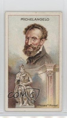 1924 J Millhoff & Co Men of Genius Michelangelo #5 11bd