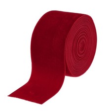 Velvet Ribbon Gift Wrapping 2 Inch x 5 Yard Red Single Face Velvet