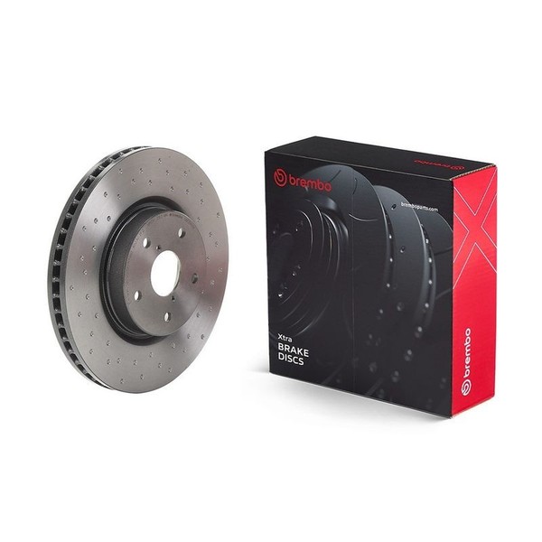 2X Brembo Bremsscheibe 09.D245.1X Passend FüR Subaru-image