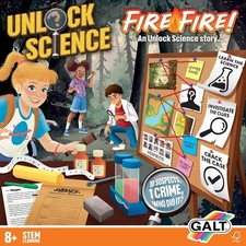Galt Unlock Science Fire Fire! Kit for Kids Ages 8+ STEM Science Experiments.