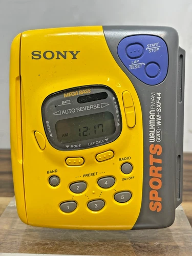 Sony Sports Walkman Cassette Player AM FM Radio WM-SXF44 Vintage Tested Working