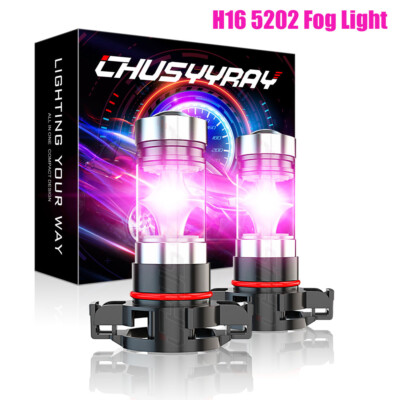 For DODGE Charger 2010 2011 2012 2013 2014 Pair Pink Purple LED Fog Light  Bulbs | eBay