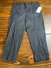 Time And Tru Pants, Women's Size 6, Black, Dress Pants, Cropped, NWT