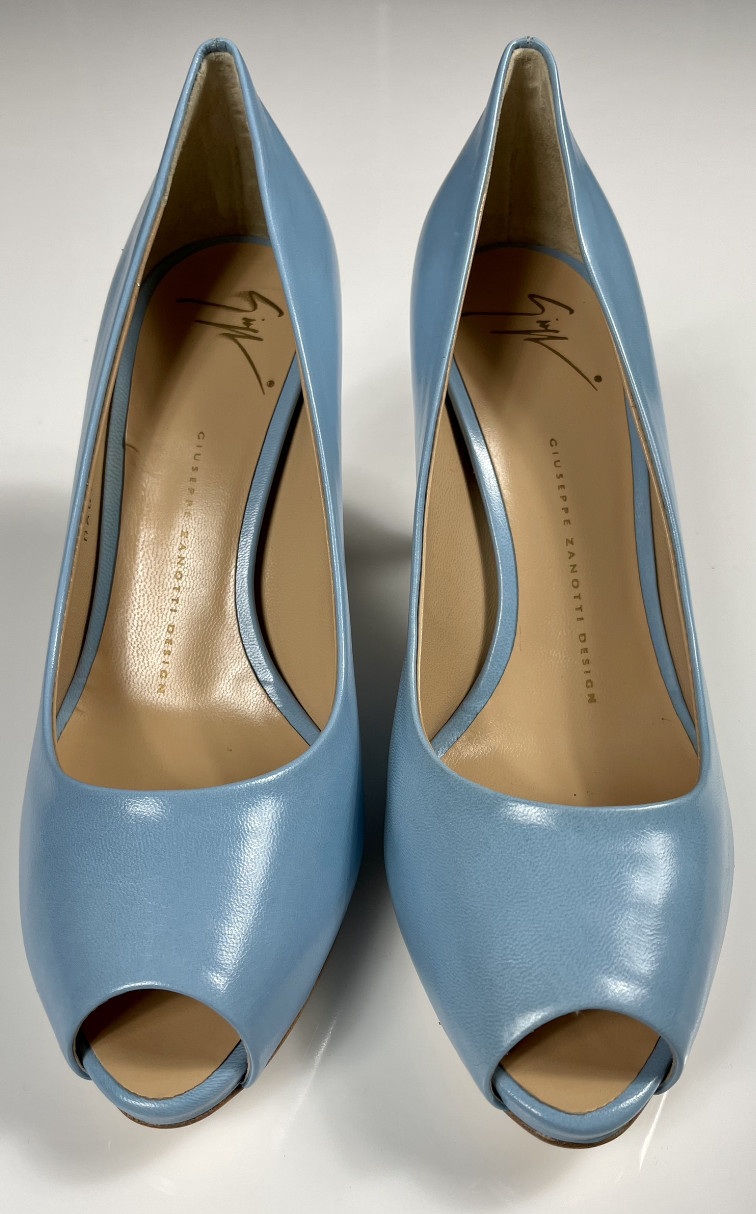 Giuseppe Zanotti E06098 Plato Pix 70 Sandals Shoes Peep-Toe Pumps New 39