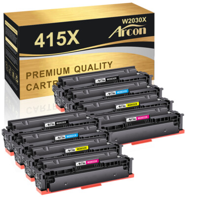 M/K Chip Toner Kompatibel Für HP 415A Color LaserJet Pro MFP M479fdw M479dw XXL
