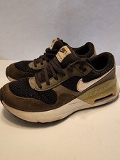 NIKE AIR MAX Kids Shoes Size 5Y Style DQ0284-002 Unisex Gray/White Air Max Heel