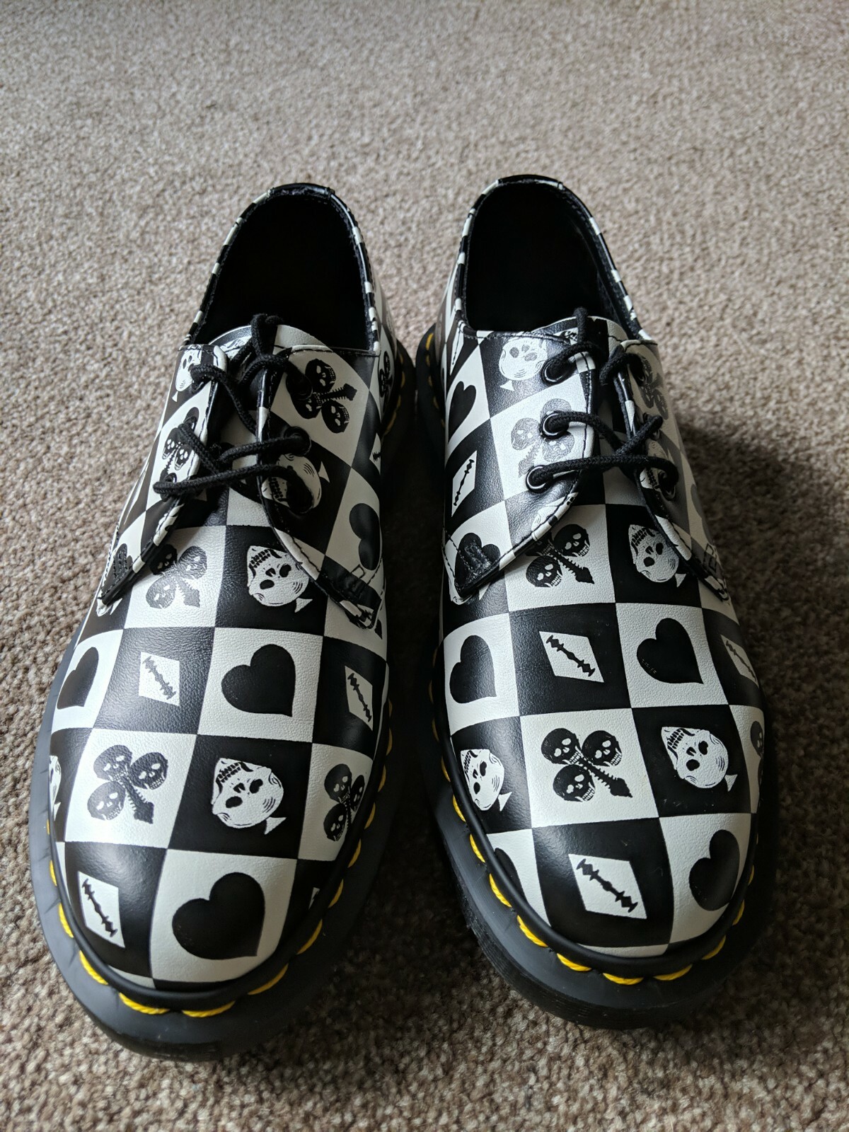 dr martens 1461 playing card