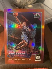 2017-2018 Panini Optic Retro Series Chauncey Billups Red /99 Wolves Pistons C1