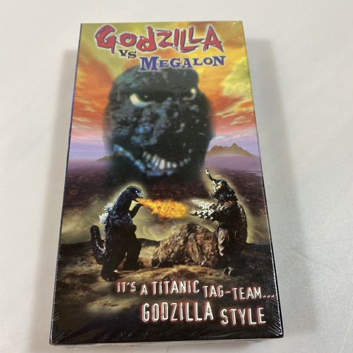 Godzilla Sealed VHS Lot 1990s- Godzilla VS Megalon & Godzilla VS Mechagodzilla - Picture 5 of 7