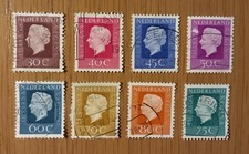 Kompletny zestaw znaczków Holandia / Nederland używany: 1972 Królowa Juliana
