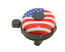AltaLine Classic Large American USA Flag Bike Bicycle Bell Chrome.