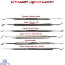 Orthodontic Ligature Director Double Ended Scaler Archwire Placement Dental Tool