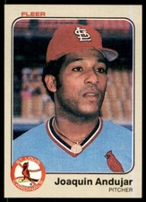 1983 Fleer Joaquin Andujar St. Louis Cardinals #1