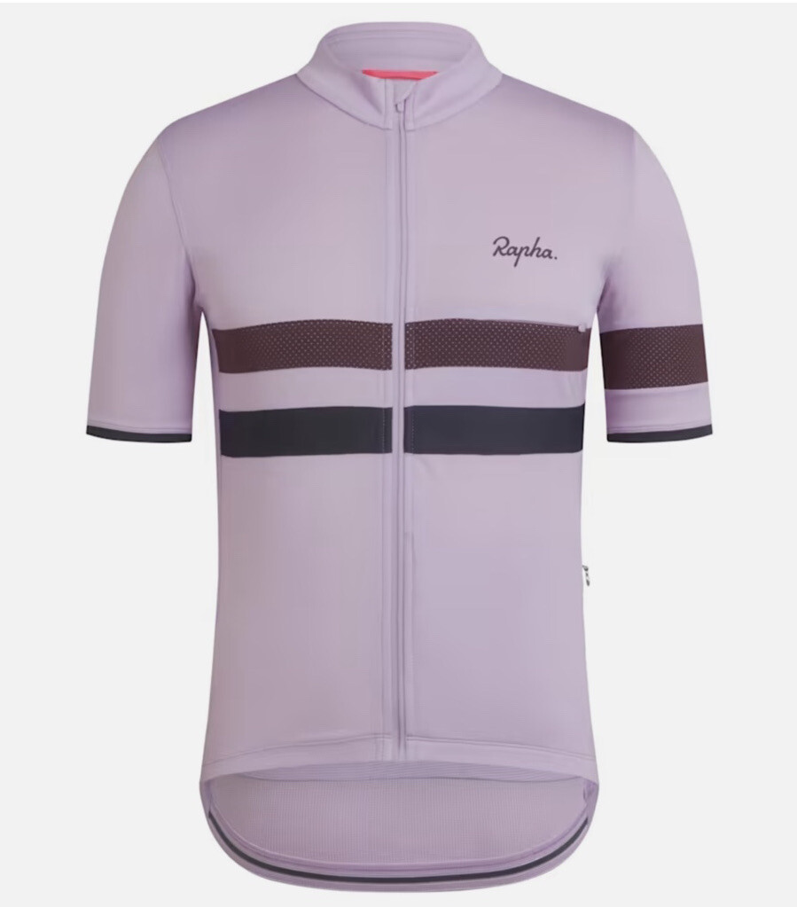 Rapha Brevet Lightweight Jersey Lilac/Wine BNWT Size L