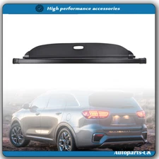 For Kia Sorento 2016-2019 Trunk Cargo Luggage Security Shade Cover Shield Black