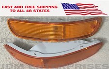 Toyota Corolla 1993-1997 Ae100 Ae101 Fx Jdm Bumper Lights Turn Signal Amber Pair