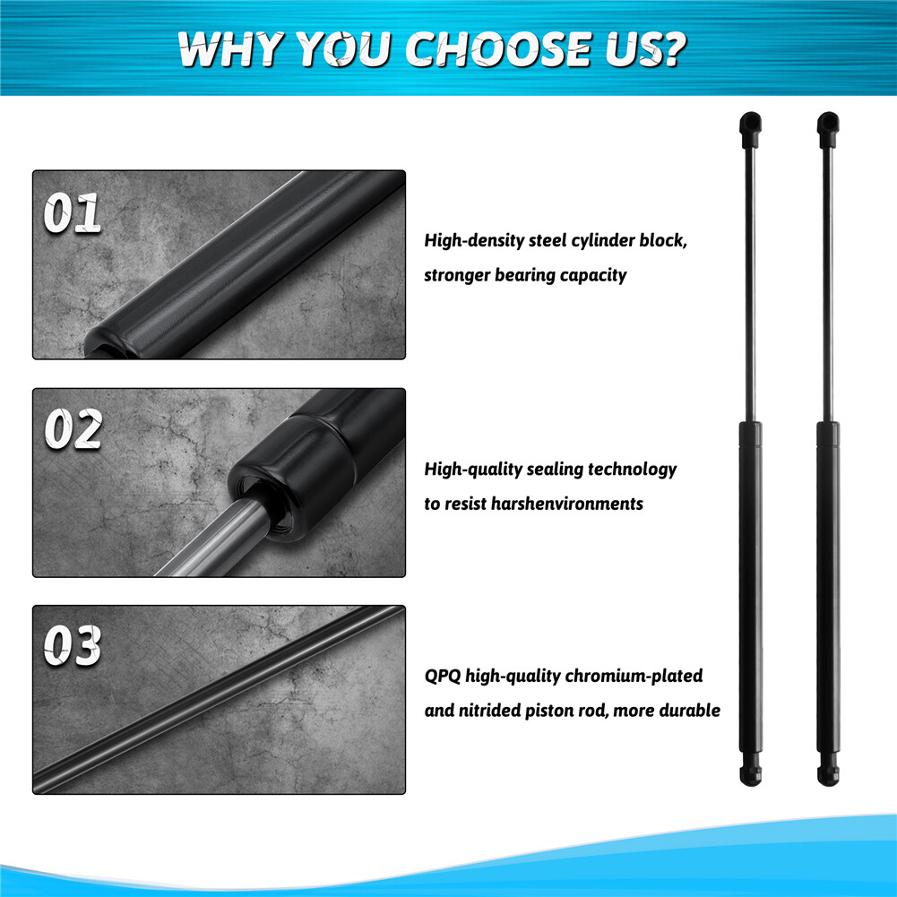 2Pcs For Toyota Prius 2010-15 Rear Hatch Tailgate Lift Support Gas Shock Struts