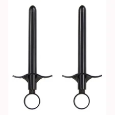 2 Anal Lubricant Pusher Lube Launcher Shooter Oil Injector Syringe