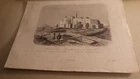 1850.View of Mount Zion (Cenacle.Jerusalem.engraving).