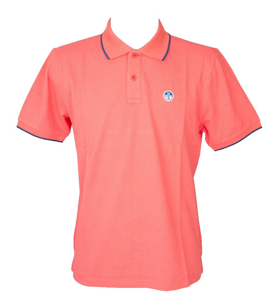 Polo de hombre NORTH SAILS, camisa de manga corta con cuello y botones con logo