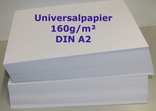 Multifunktionspapier Universalpapier Kopierpapier160g,DIN A2,A3,A4,A5,A6,A7,lang