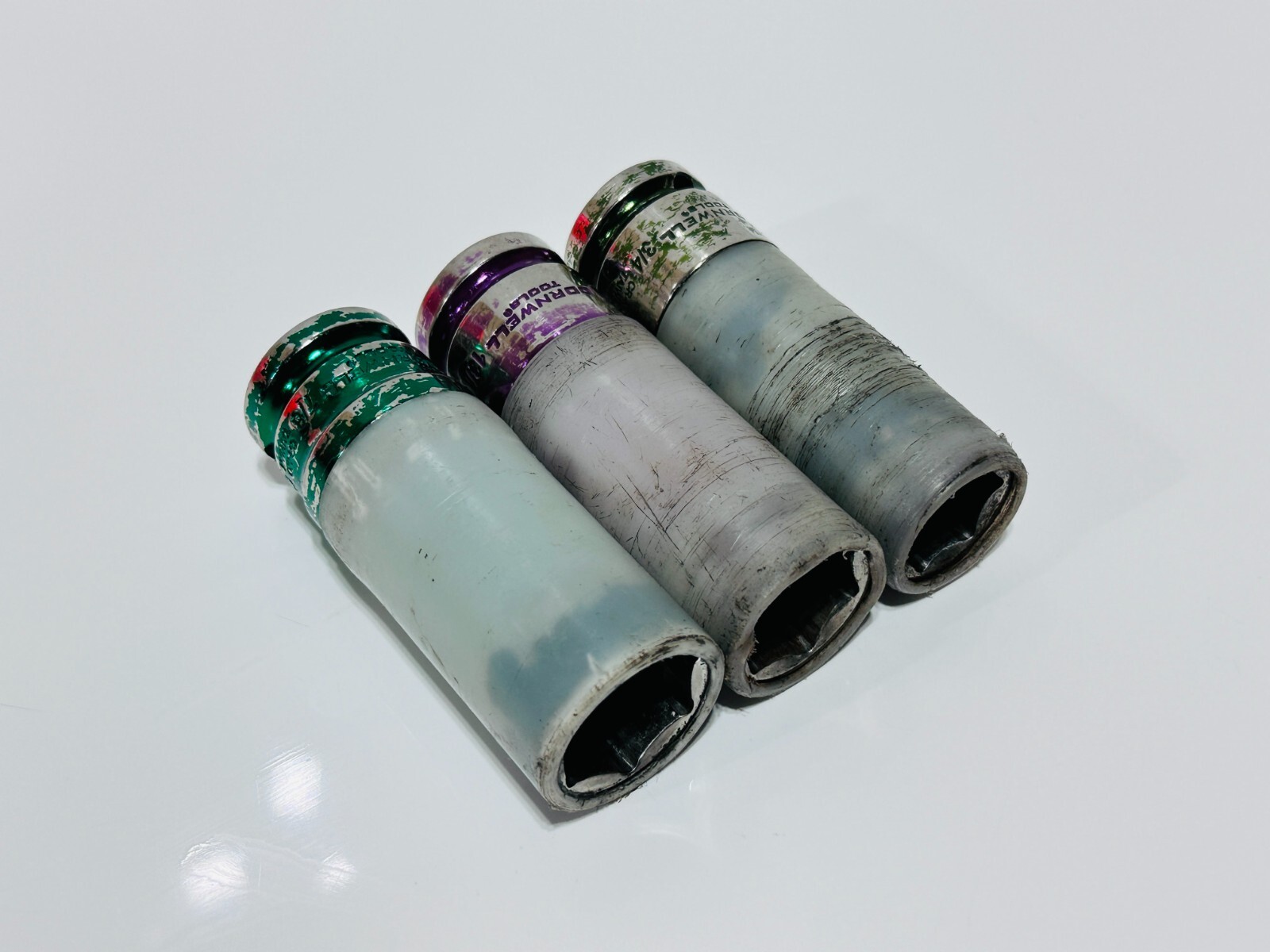 Cornwell Tools 3pc SAE Wheel Wall Protector Lug Nut Socket Set 3/4