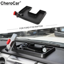 Car Console Dash Tray Phone Holder Stand Mount Storage Box For Ford F-150 09-14