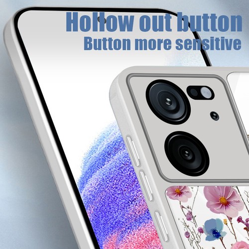 Clear For Xiaomi Redmi Note 12 Pro 13T Poco X6 Pro ShockProof Flower Case Cover - Picture 8 of 17