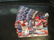 2018 Topps Update US106 Valentin & Walding 10 count Rookie Combo card lot