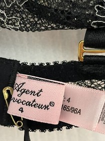 $845 Agent Provocateur Athena Bra AP4  NWT Swarovski crystals Sold Out Sz 4