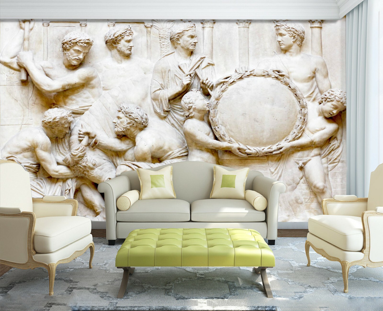 3D Man Statue KEP097 Jesus Religion God Wallpaper Wall Murals Removable Bea