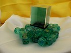 12mm Set of 36 D6 Dice - Chessex Borealis Kelp Light Green Luminary - RPG