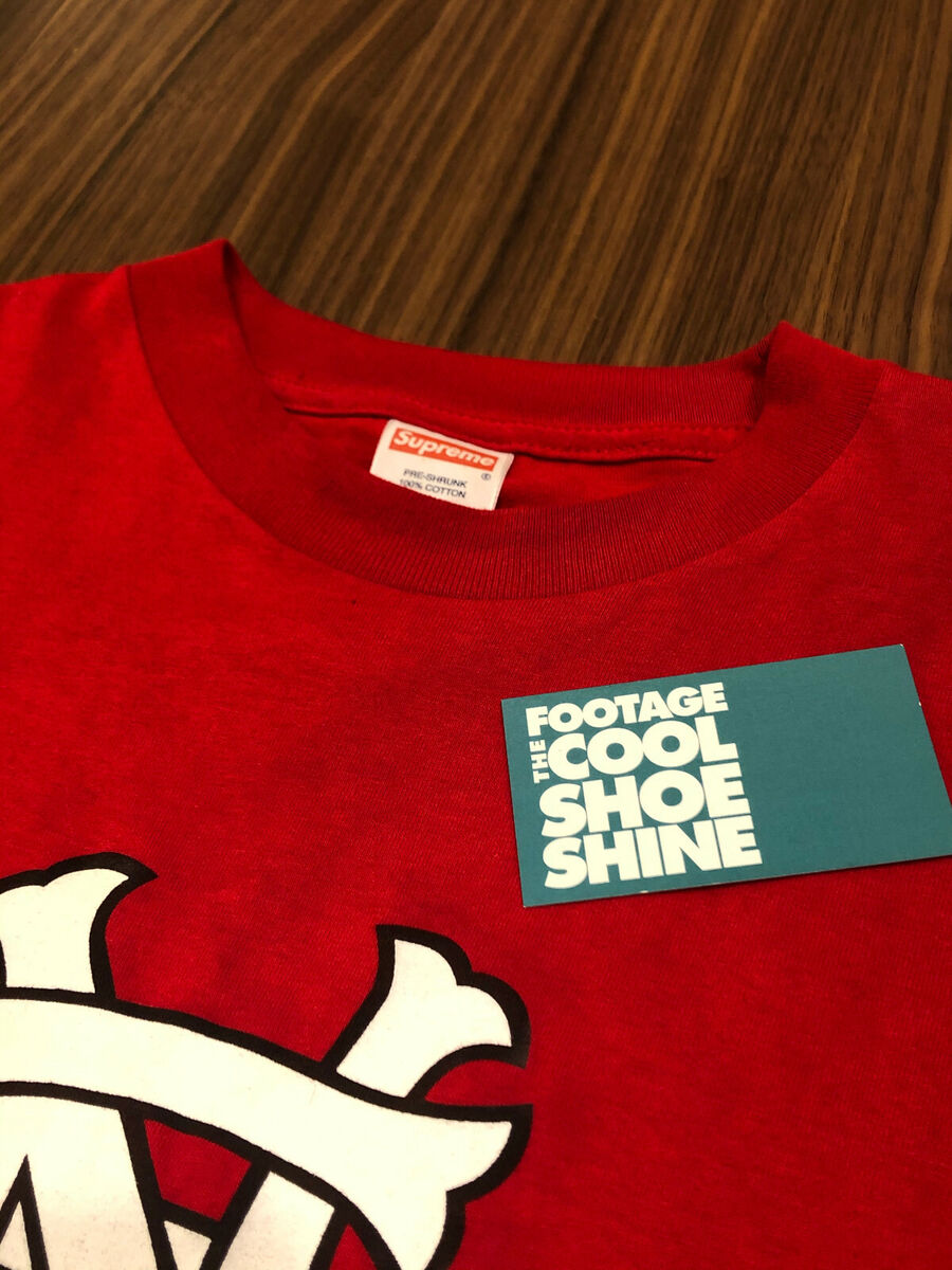 2007 SUPREME NEIGHBORHOOD NBHD BOX LOGO TEE SHIRT RED WHITE 2007 SUPREME NEIGHBORHOOD NBHD BOX LOGO TEE SHIRT RED WHITE