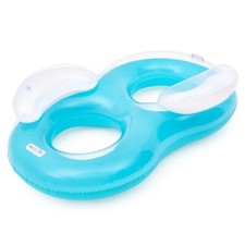 Fauteuil Gonflable Flottant Deux Places Bestway Avec Poignées Et Dossier