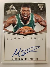 2014-15 Panini Paramount Marcus Smart Rookie Autograph AUTO 76/99 Boston Celtics