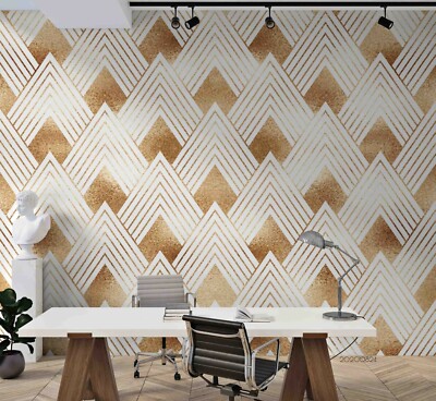 3D Geometric Art Decoration Self-adhesive Removable Wallpaper Murals Wall 300