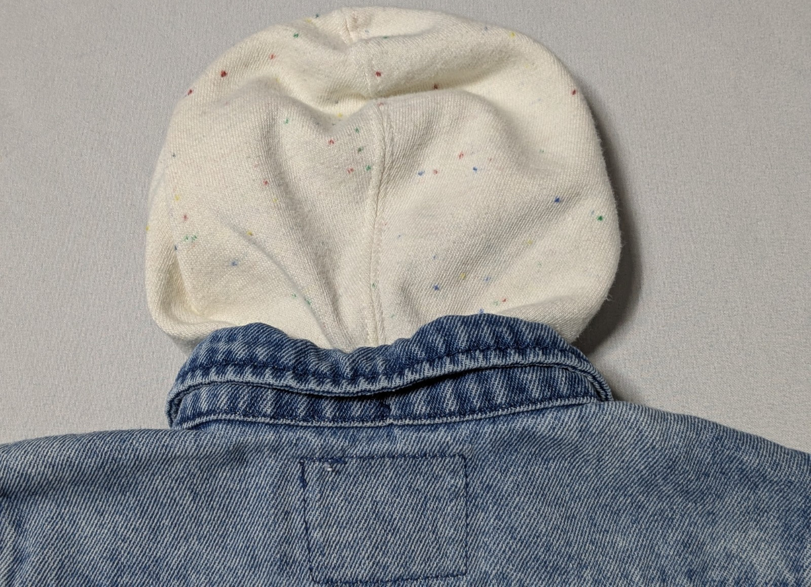 ZARA BABY GIRL x PINK PANTHER Toddlers 3/4 Removable Terry Hood Denim Jacket thumbnail 17