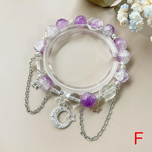 Koreanische rosa Kristall Blumen Schmetterling Anhänger Perlen Armband für Frauen _ - Bild 33 von 44