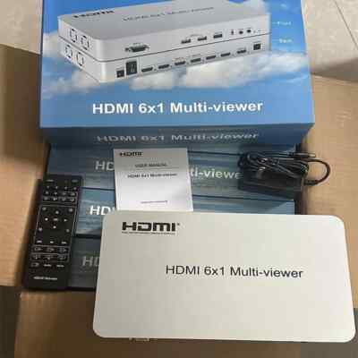 4K 6x1 HDMI Multi-viewer 5x1 4x1 HDMI Multiviewer Seamless Switch PIP 180 Rotate