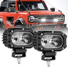 LED Pods Work Light Bar Fog Driving DRL Lamp Offroad ATV 4WD Truck SUV UTE Boat