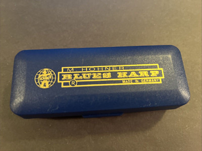 M Hohner Blues Harp MS Harmonica with original case Made In Germany