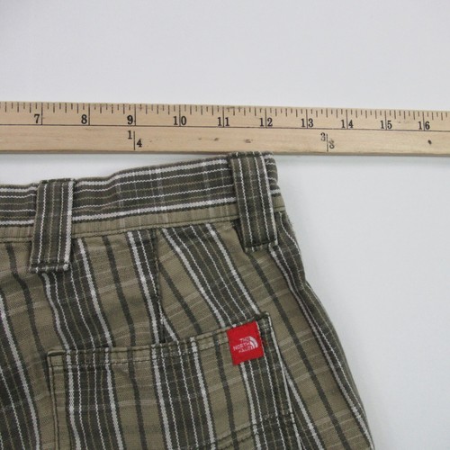North Face Shorts Boys 12 Plaid Chino Pockets Casual Lightweight Outdoors - Picture 6 of 9