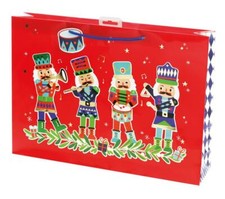 Sac cadeau extra large design casse-noisette
