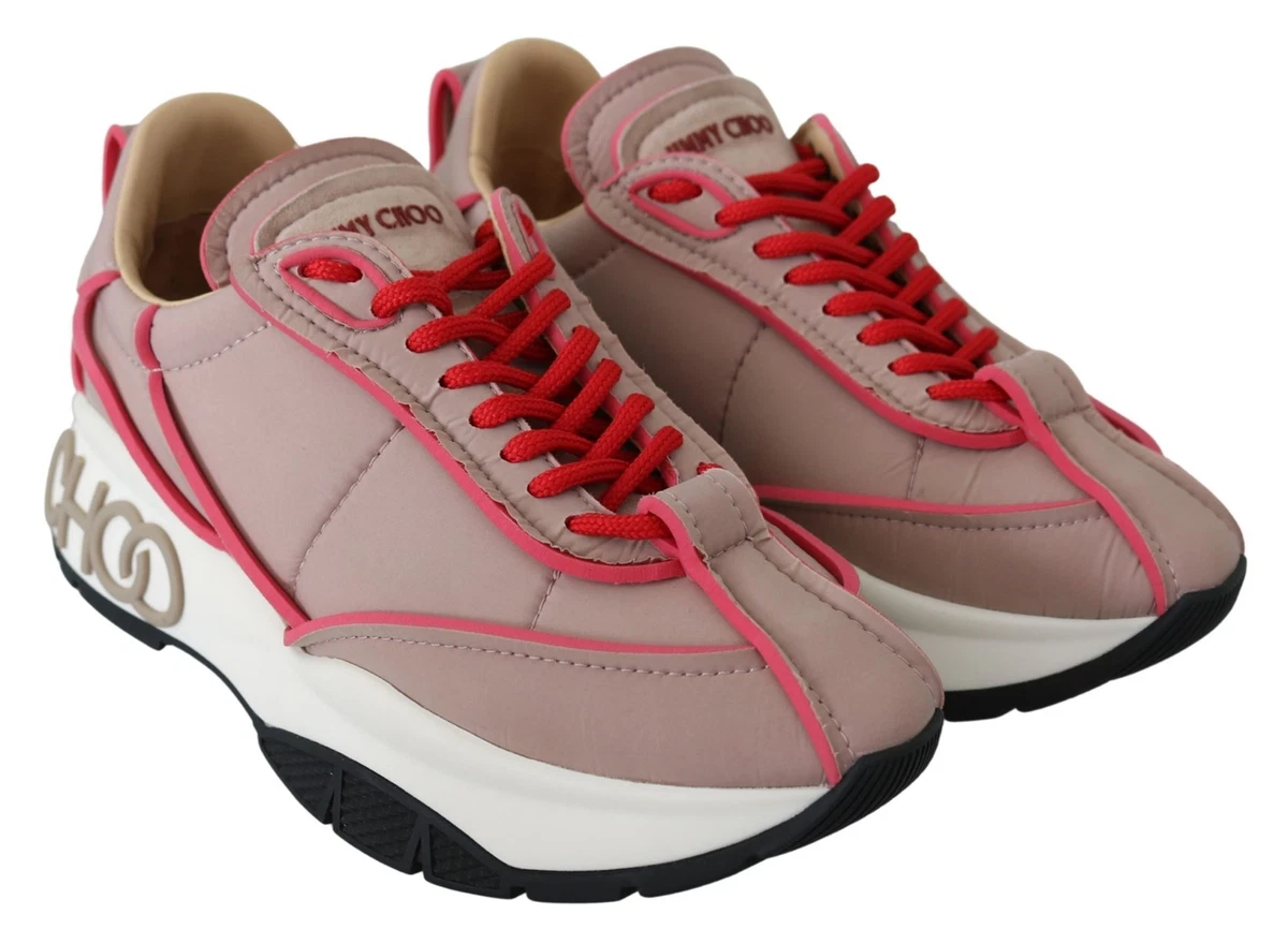 Jimmy choo pink clearance sneakers
