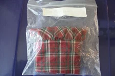 Longaberger Christmas Plaid Tidings Small Key Basket OTE Liner #20702 -NEW