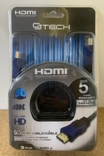 CJ Tech 61847 3 ft. HDMI Cable 4K Round Cable