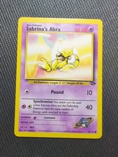 Pokémon TCG Sabrina's Abra Gym Challenge 93 Regular Unlimited Common NM